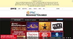 Desktop Screenshot of columbus.broadway.com