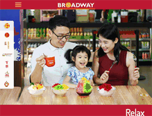 Tablet Screenshot of broadway.com.sg